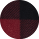 Carrelé rouge / Noir