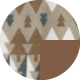 Motif sapin sable / Café